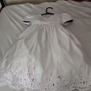 Elegant White Kids Dress